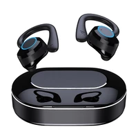 wireless headphones bluetooth 5 1 tws sport earbuds deep bass noise cancelling earphones hd mic ipx7 earhook hifi headset