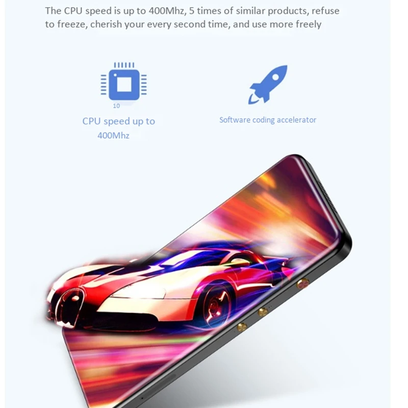 

Music Player Smart Bluetooth Mp4 3.5 Inch Support Wifi Internet Walkman Full Screen Mp5 Contact Screen Player 8G