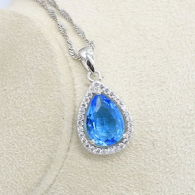 Наборы натуральных свадебных ювелирных изделий серебряные серьги невесты для