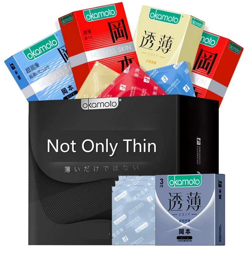 Okamoto презерватив 4 типов ультра тонкий петух интимные товары Сексуальные изделия