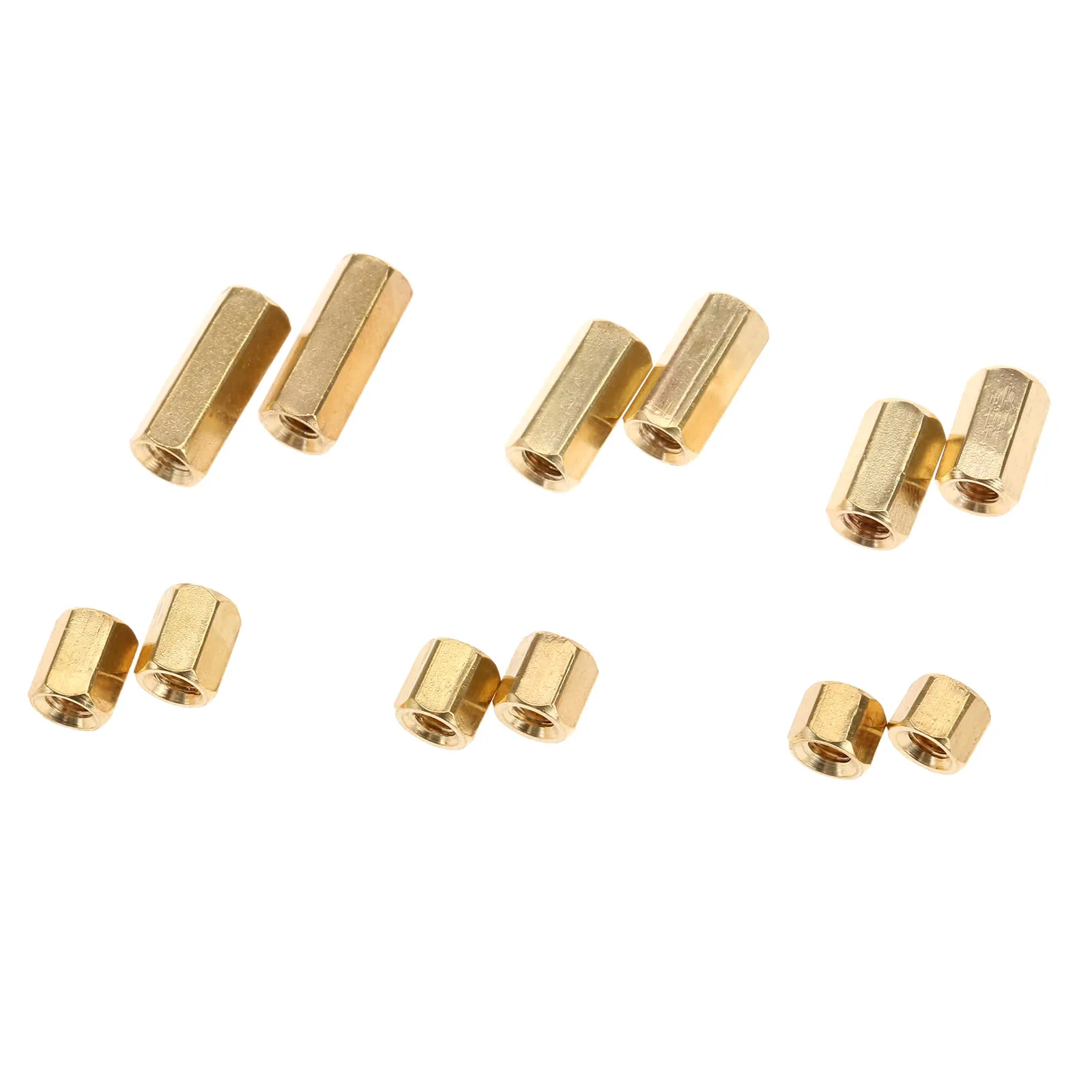 Латунная Шестигранная гайка M3 50 шт./лот печатная плата промежуточные гайки болты