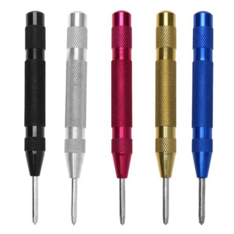 

1pcs Spring Center Punch Tool Auto Center Punch Locator Automatic Drill Bit Center Point Marker Adjustable