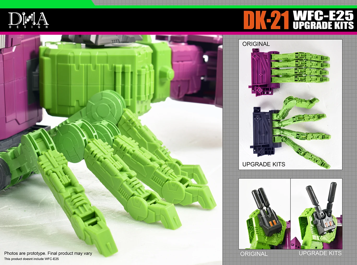 Новые игрушки преобразования ДНК дизайн DK-21 WFC-E25 обновления Наборы в наличии -