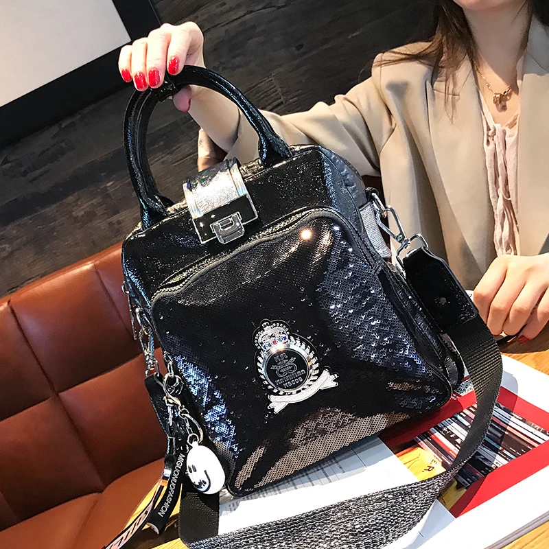 

Ita Luxury Brand Handbags Women Diamond Rivet Leather Shoulder Bag Sac High Quality Rhinestone Big Bolso Tote Handbag Bag