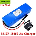 VariCore 12V 30Ah 18650 Литий Батарея пакет 11,1 v 12,6 v 30000mah батареи для Шахтерская лампа 800 Вт Аккумуляторы для электровелосипедов + 3A Зарядное устройство