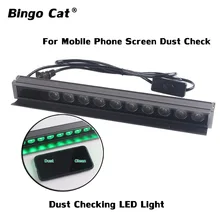 Mobile Phone Table Lamp LCD Screen Dust Checking LED Light Scratch Crack Detection LCD Screen Glue Cleaning Repair Tools