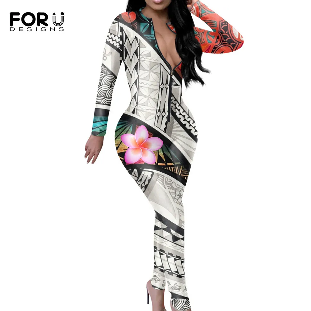 

Комбинезон женский с длинным рукавом, на молнии