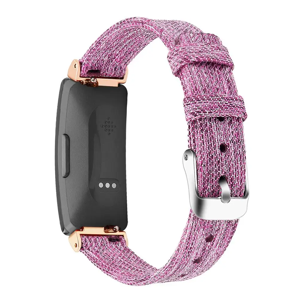 Сменный Браслет для Fitbit Inspire HR фитнес-трекер классический мужской ремень с металлическим разъемом