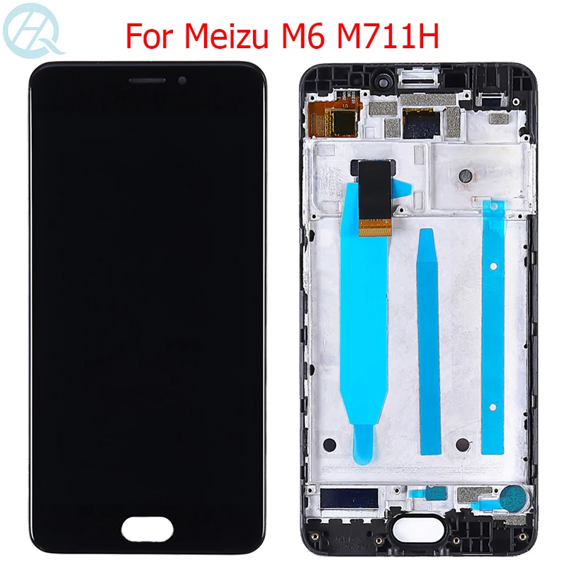 

Original Meilan 6 LCD For Meizu M6 Display With Frame Touch Screen 5.2" M6 M711H M711M M711Q LCD Screen Glass Assembly