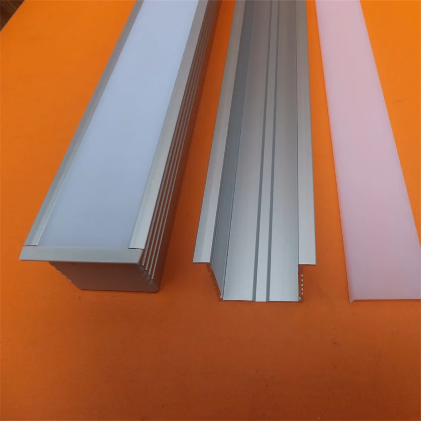 1M/PCS 30mm inner wide aluminum led channel with the wing for recessed installation aluminum profiles