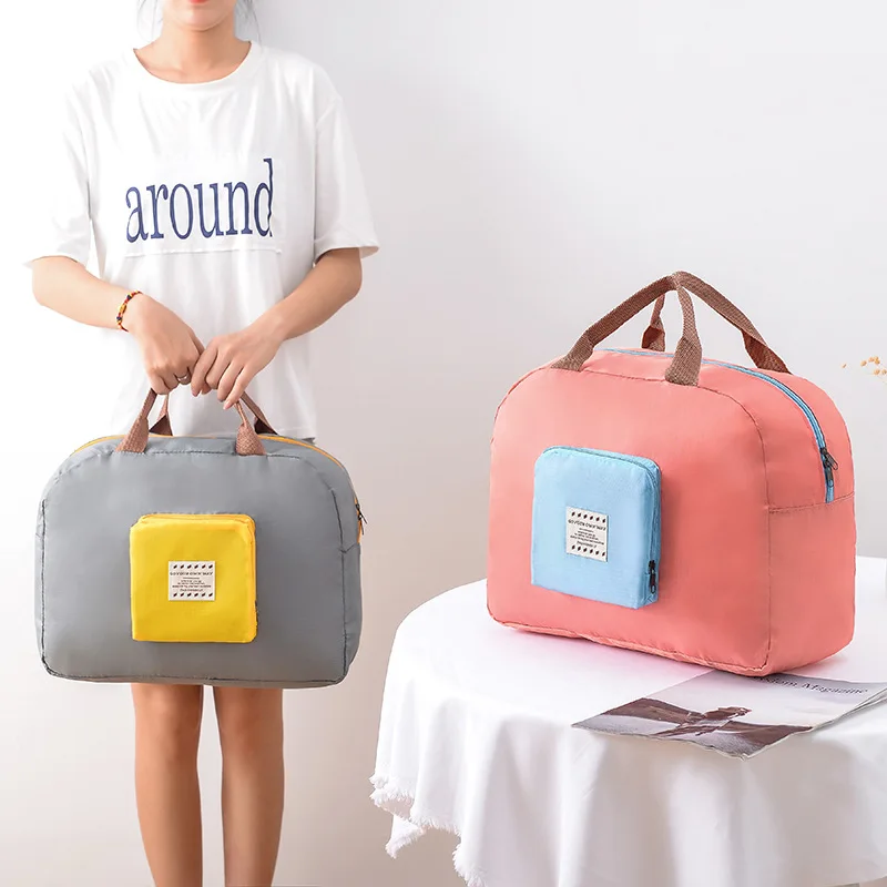 Складная дорожная сумка для получения портативный чемодан одежда сумка-тоут |