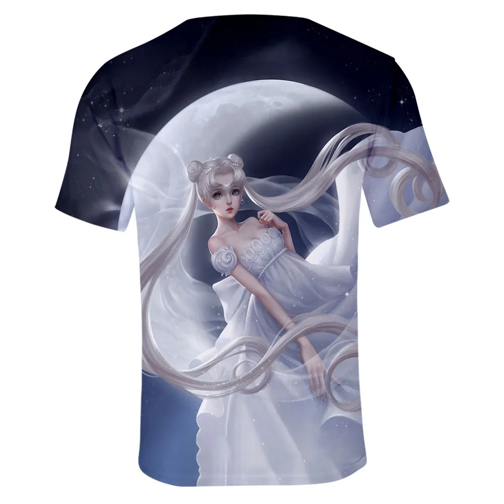 

Sailor Moon T Shirt Women Funny Cartoon Harajuku Femela Tops Ullzang Anime T Shirt 90s Korean Style T Shirt Graphic Top Tees