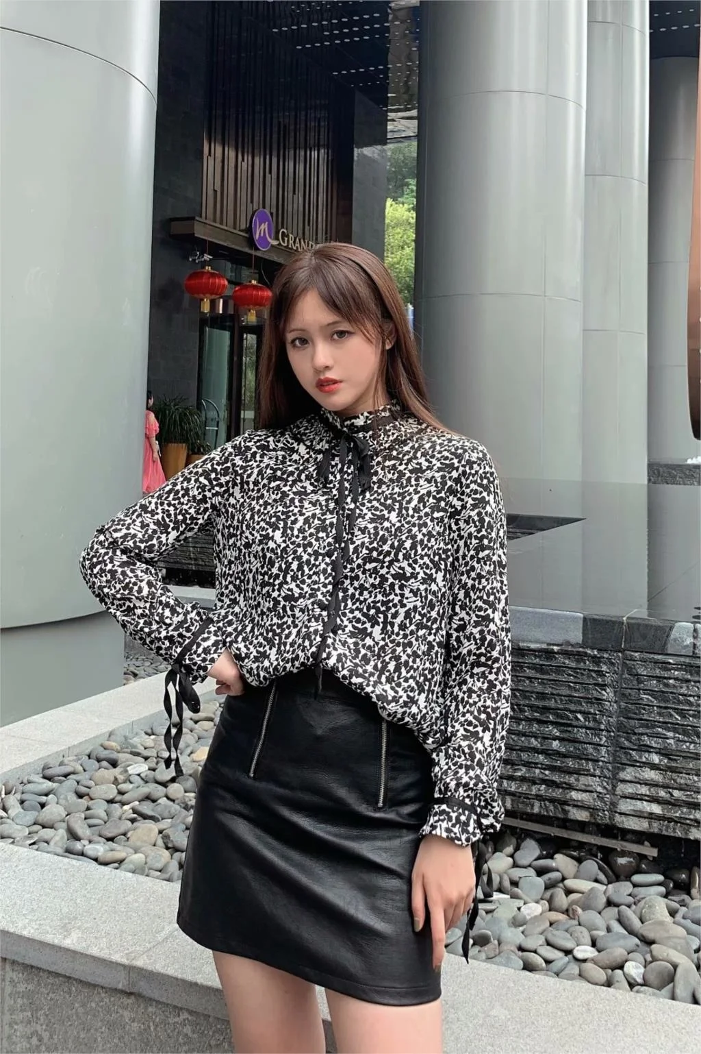 

Small Floral Black Women Shirt Oversize Blouse Top Office 2019 White Vintage Women 2020 2021