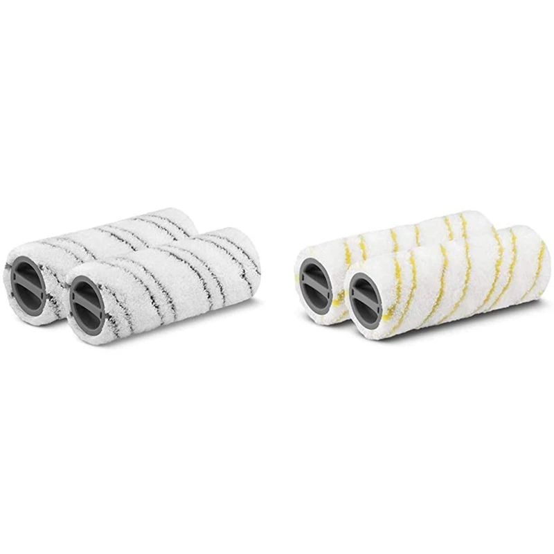 

4 шт. подходит для пылесоса Karcher FC3 FC5 2,055-007,0 для сухой и влажной уборки-Набор роликов & 2,055-006,0 Набор роликов