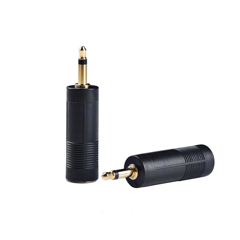 

Mono Jack Adapter 3.5 mm (1/ 8 Inch) Male to 6.35 mm (1/ 4 Inch) Female Audio Converter Adaptor, black