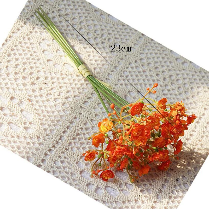 

Cheap 1 Piece Multicolor Baby Breath Artificial Flower Fake Gypsophila DIY Flower Bouquet Arrangement Wedding Home Decoration