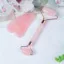 rose roller set Нефритовый ролик Роза гуаша очищающий массажер набор инструментов натуральный Нефритовый камень массажный ролик для подтяжки лица - Цвет: rose roller set