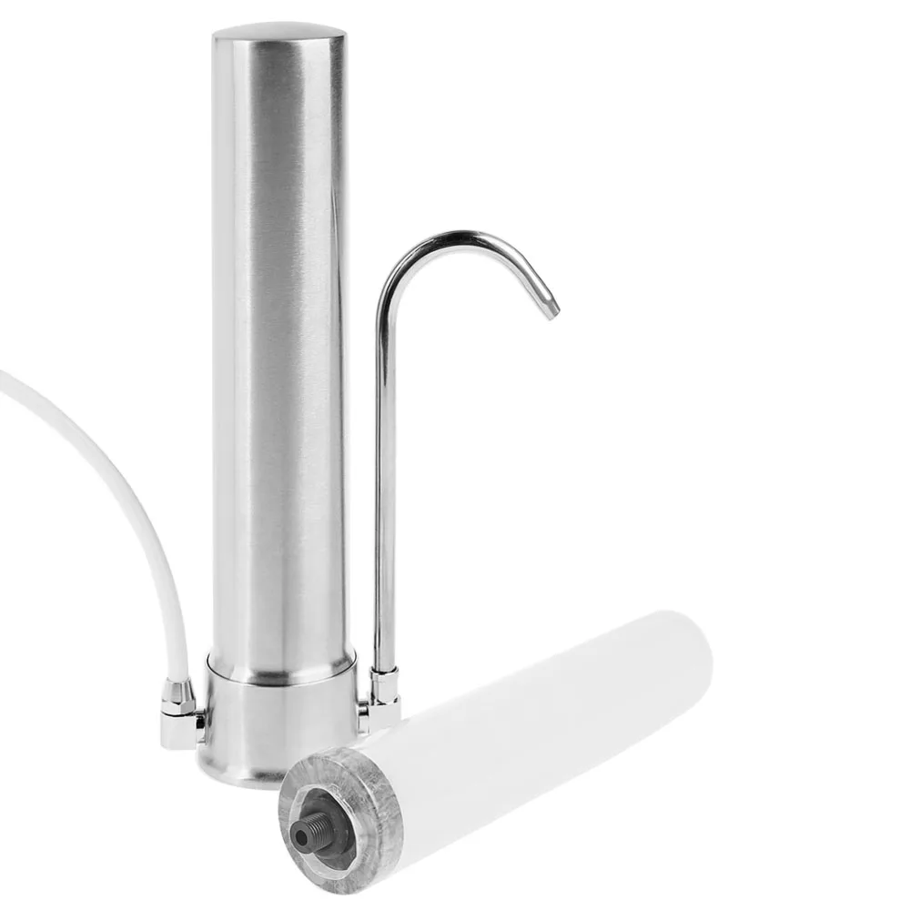 Фильтр для воды Настольный очиститель из нержавеющей стали кран здоровый