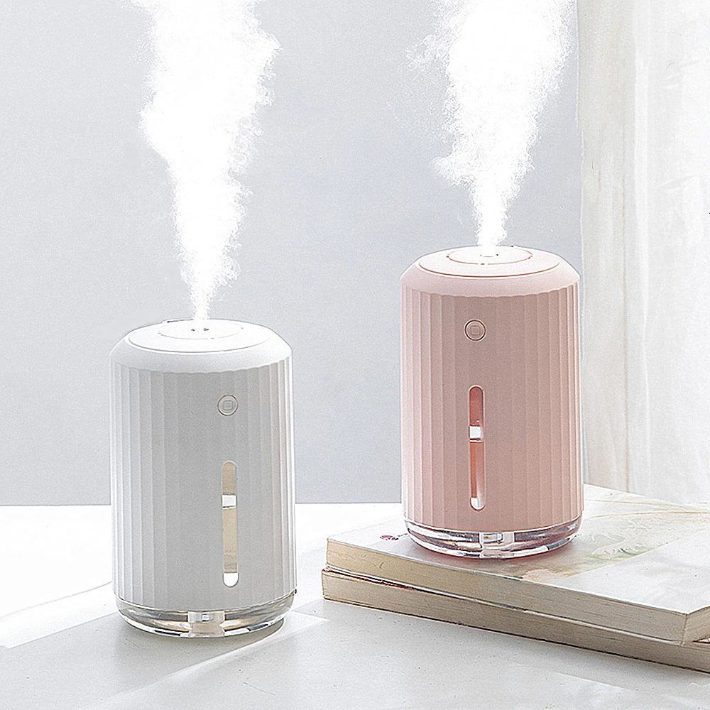 Vente Diffuseur D'humidificateur D'aromathérapie Mini Diffuseur D'huile Essentielle 320ml Avec Un Ventilateur USB Et Humidificateur D'air D'arôme De Veilleuse Pour La Maison