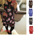 Повседневное платье большого размера 4XL 5XL с мультяшным рисунком, рождественское платье, осенне-зимнее платье трапециевидной формы с длинным рукавом, женская одежда стандартного размера