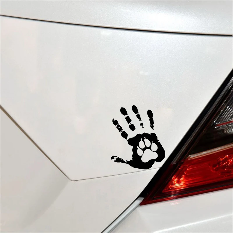 

Car Sticker Fun Palm Dog Funny Car India OffbeatPVC Sticker 12.7cm * 10.8cm