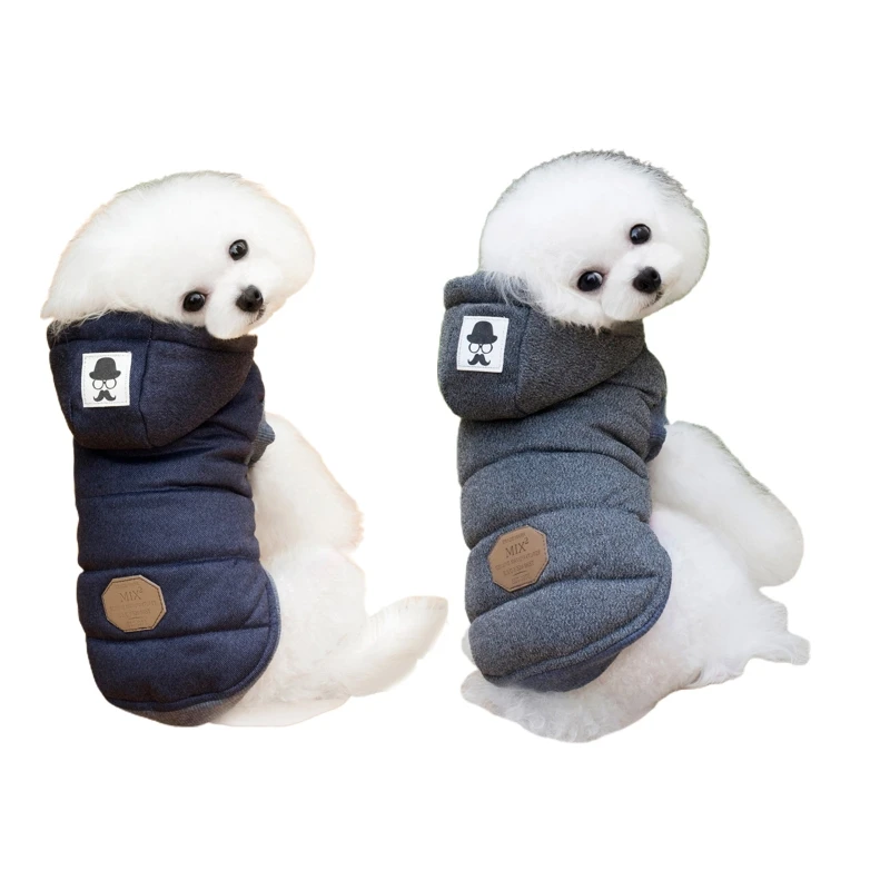 

Comfortable Dog Clothing Winter Warm Dog Hoodie Coat Puppy Jacket Breathable Windproof Dog Snowsuit Gift for Pets Owner