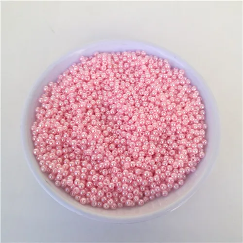 light pink 3 мм отверстие ABS Круглый искусственный жемчуг бусины для шитья одежды ремесла DIY ювелирное ожерелье ручной работы браслеты аксессуары - Цвет: light pink