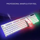 K6 универсальная Механическая Проводная клавиатура с подсветкой для ПК