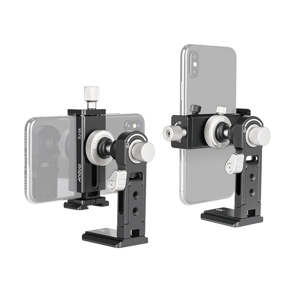 

Зажим для телефона, держатель для мобильного телефона, зажим, настольная подставка из алюминиевого сплава, вращение на 720 °, крепление для хо...