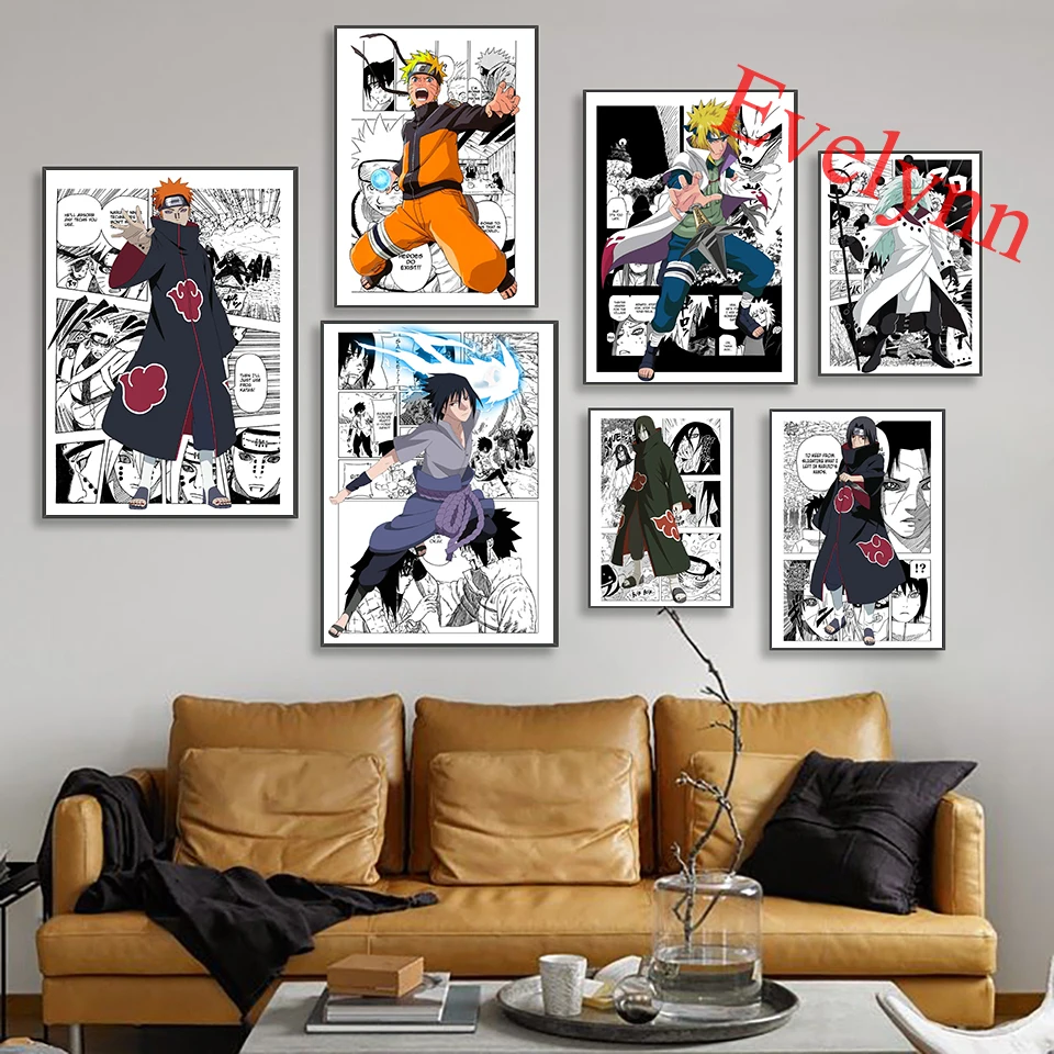 

Japanese Anime Naruto Itachi Kakashi Canvas Posters And Prints Wall Art Picture Home Decor Pictures Modern Living Room Cuadros