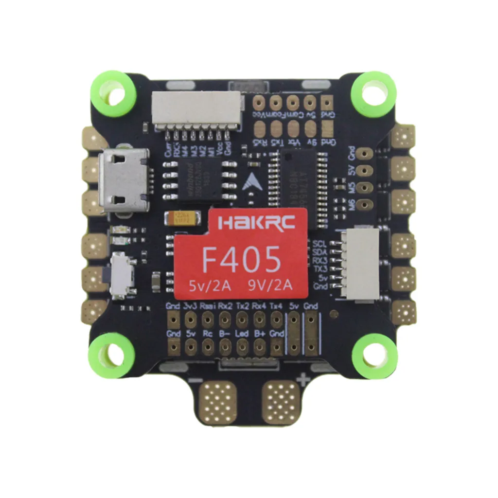 Модель аксессуары для самолетов HAKRC Flytower F405 BEC OSD 3 9S Контроллер полета и 50A 6S ESC