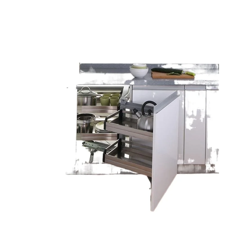 gabinete rangement cocina organizador stainless steel cuisine cozinha organizer kitchen cabinet cestas para organizar basket free global shipping