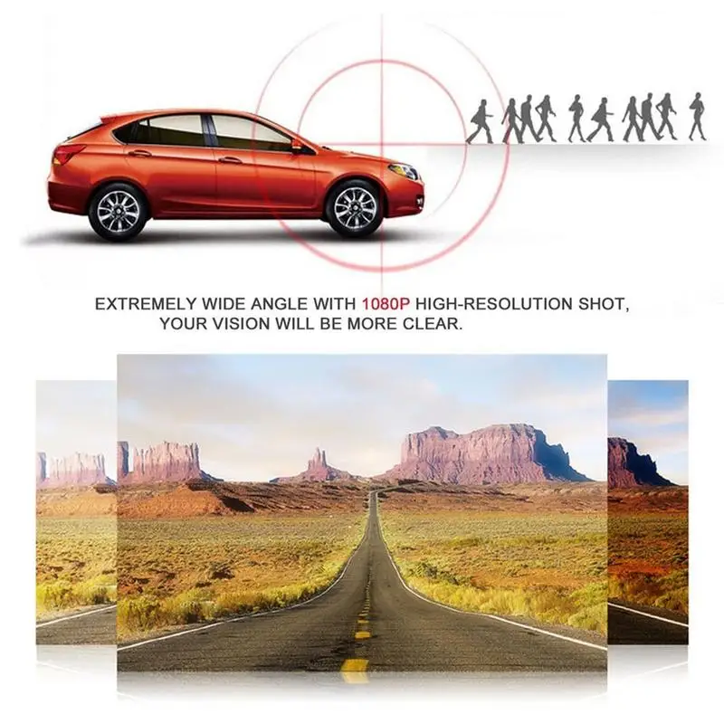 Видеорегистраторы для автомобилей Камера ЖК дисплей Dash Cam Аварии видео