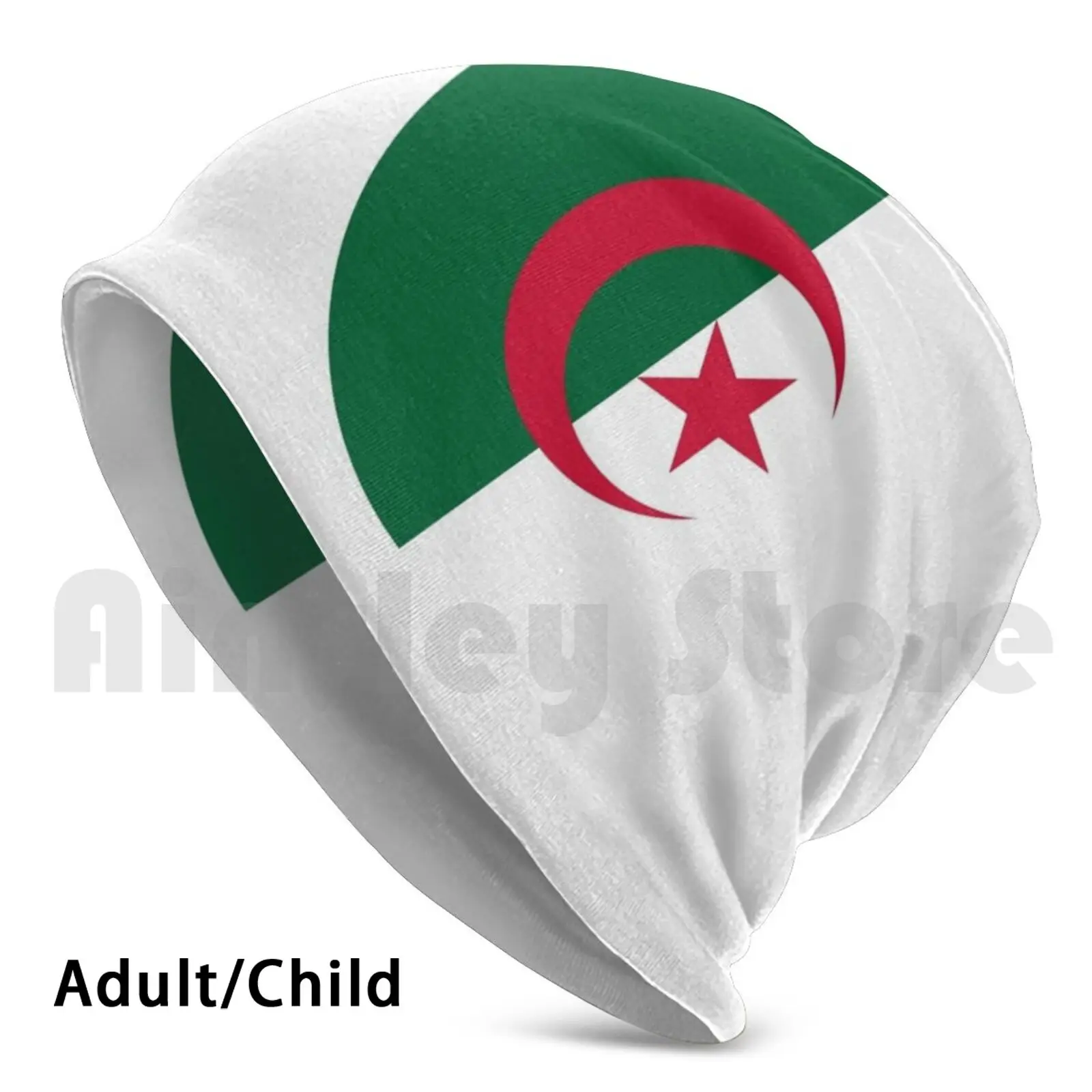 

Algerian Flag Beanies Knit Hat Hip Hop Algeria Algerie Dz        Algerienne Alger Oran Dzair Algiers