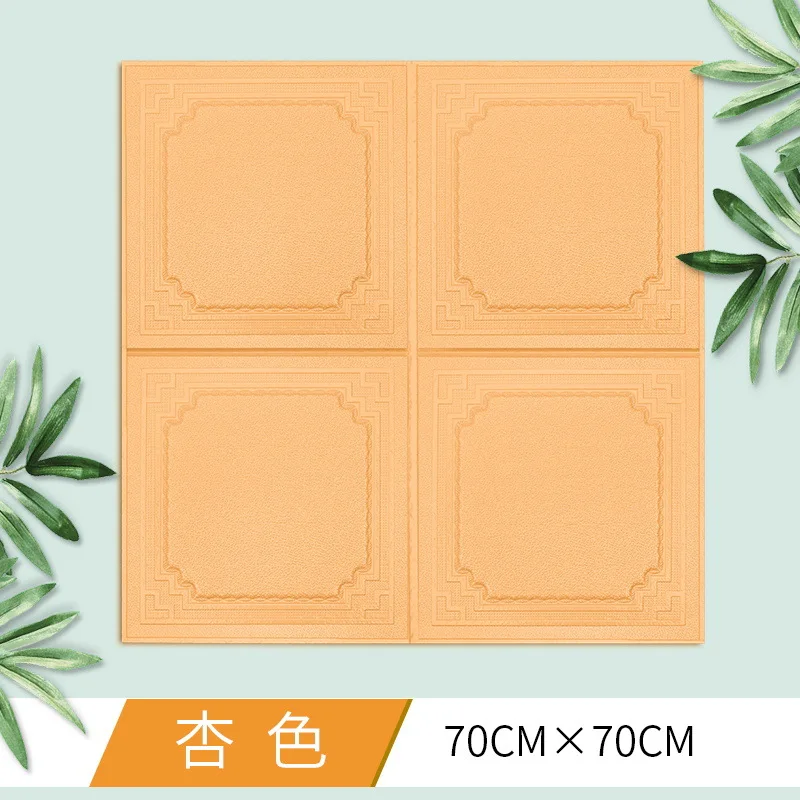 3D Brick Wall Sticker DIY Decoration Creative Wallpaper Self-adhesive Soft Case Anti-collision Bedroom Living Room | Обустройство