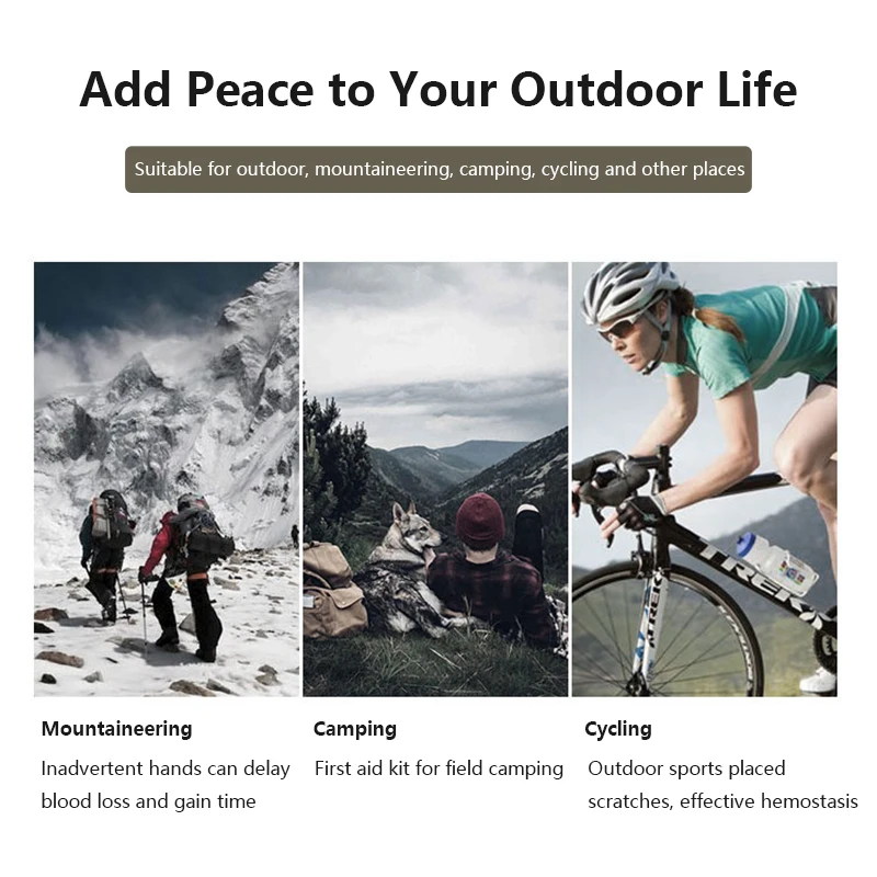 

equipamento de sobrevivência Emergency Tourniquet survival gear fast hemostasis Military Supplies Tactical Camping Equipment