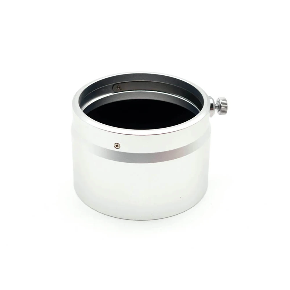 Металлическая бленда для объектива Olympus M.ZUIKO DIGITAL ED 75 мм f/1 8 Замена LH 61F Silver|lens hood|metal