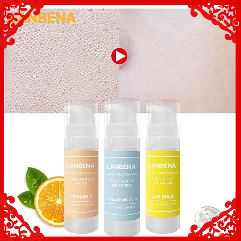 LANBENA основа для макияжа, основа для макияжа, сыворотка для лица, сужающая поры, увлажняющая, контроль жирности, осветляющая основа, косметика для ухода за кожей