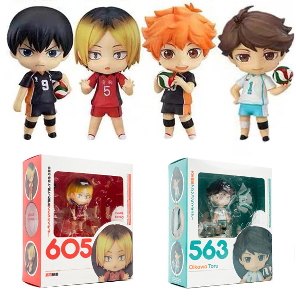 &iexcl;Tee! Hinata Syouyou 461 kageyama Tobio 489 Oikawa Tooru 563 Kozume Kenma 605 PVC figura de acci&oacute;n de juguete de modelos coleccionables-0