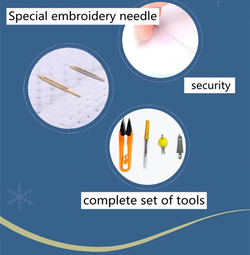 Набор для вышивки крестиком 11CT сделай сам морская красота точная печать рыбок