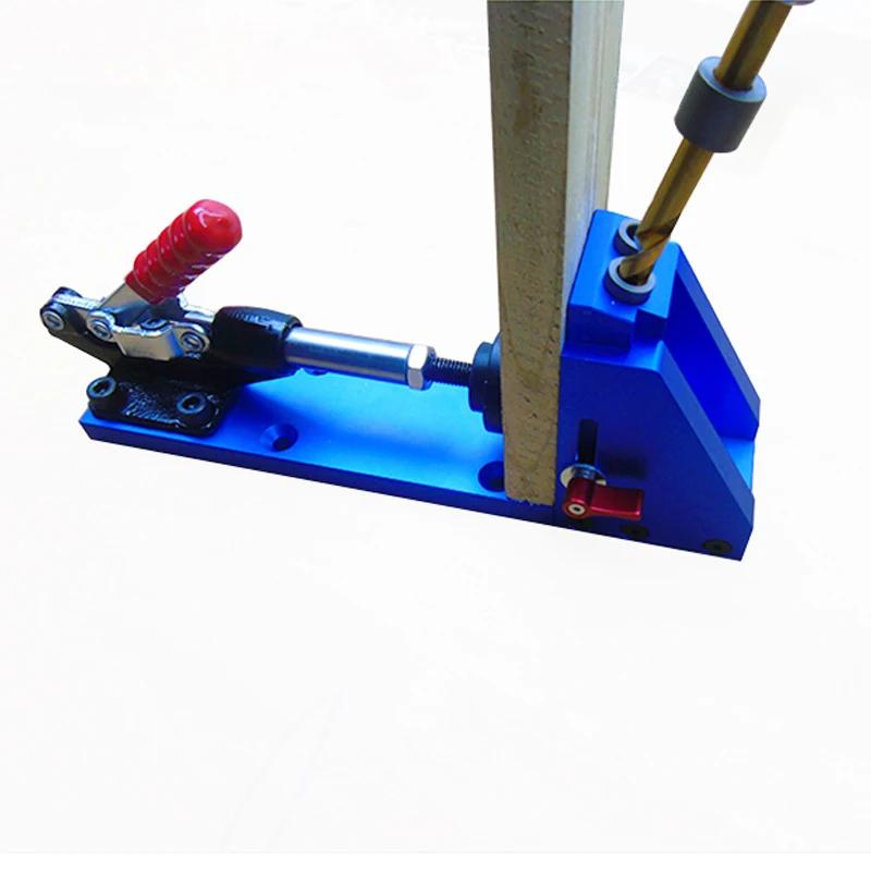 

XK-2 Wood Working Tool Pocket Hole Jig with Toggle Clamp and 9.5mm Drill Bit Screwdriver For Carpenter Hardware