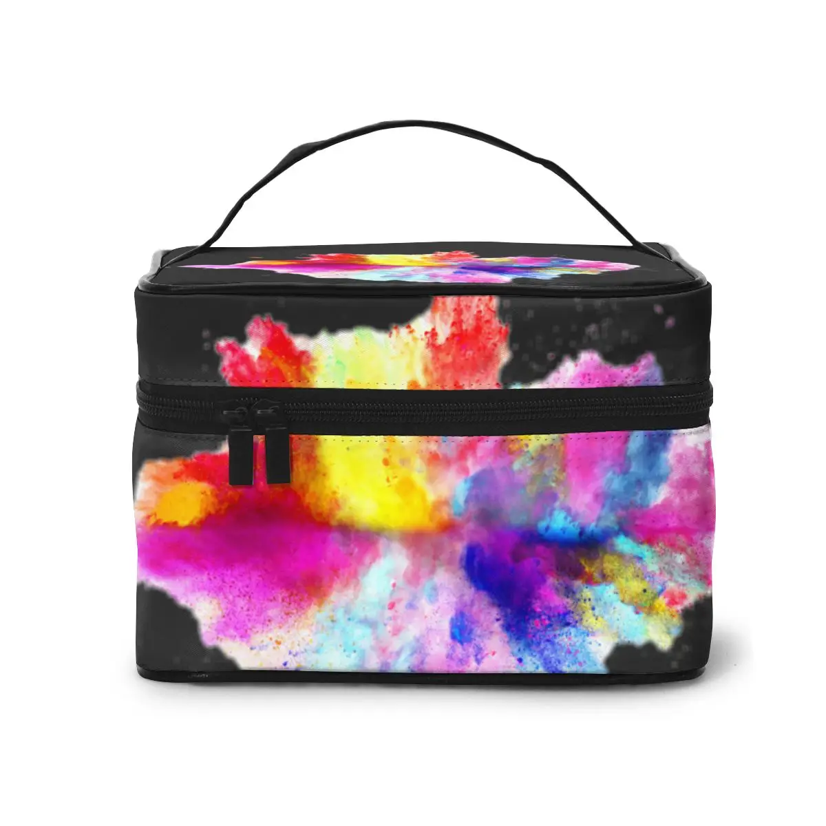 

Exol Exo K Chanyeolismybias Splash Avec Splash Color Makeup Bag Women Cosmetic Bag Toiletries Organizer Storage Make up Cases