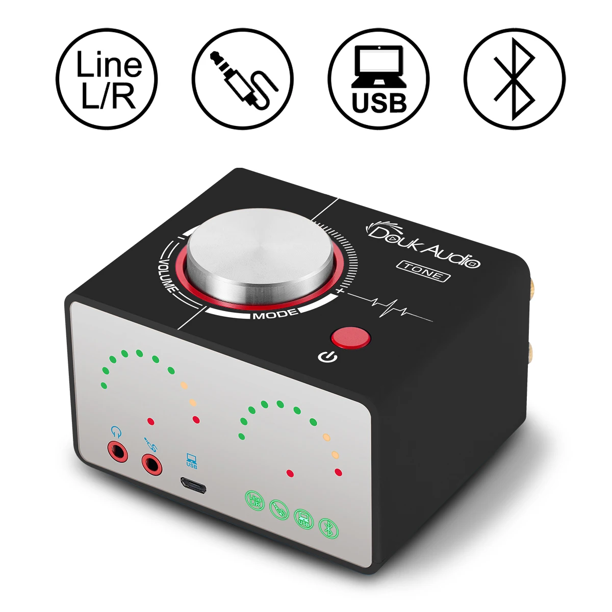 

Цифровой усилитель Nobsound, Hi-Fi Bluetooth 5,0, домашняя аудиокарта, встроенный усилитель мощности, стерео наушники Amp USB, звуковая карта