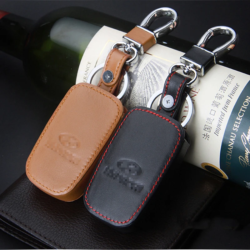 Кожаный чехол для автомобильного ключа с дистанционным управлением Hyundai Tucson IX35