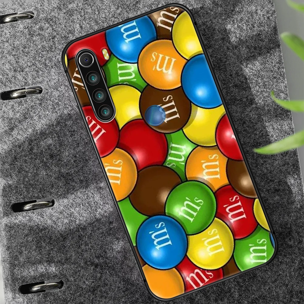 

M&M's Chocolate candy Phone Case Cover Hull For XIAOMI Redmi 7 7a 8 8a 9 10X NOTE 6 7 7s 8 8t 9 9s Pro Max black Cell Trend