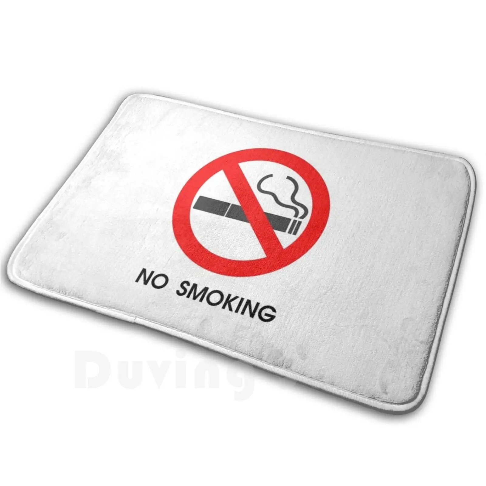 

No Smoking Carpet Mat Rug Cushion Soft No Smoking Sign Smoking Not Allowed No Dont Smoke Smoke