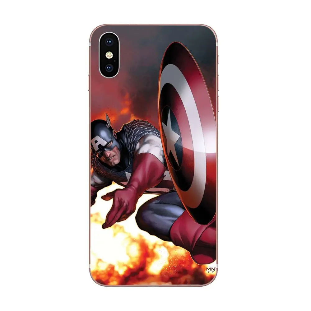 Captain America Shield For Galaxy Grand A3 A5 A7 A8 A9 A9S On5 On7 Plus Pro Star 2015 2016 2017 2018 Design Phone Case | Мобильные