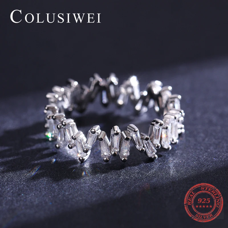 Кольцо женское из серебра 925 пробы с фианитами | Украшения и аксессуары