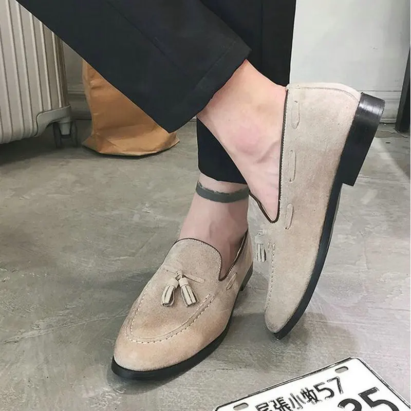 Мужские кожаные туфли на плоской подошве размеры до 48 | Обувь