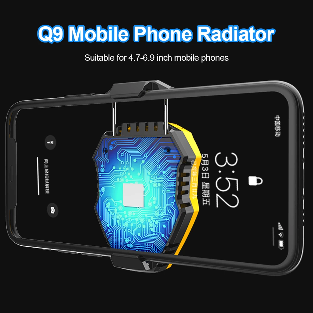 

Mobile Phone Clip Radiator Game radiator Cooling Fan Portable USB Powered Cellphone Gaming Cooler Heat Sink for iphone xiaomi